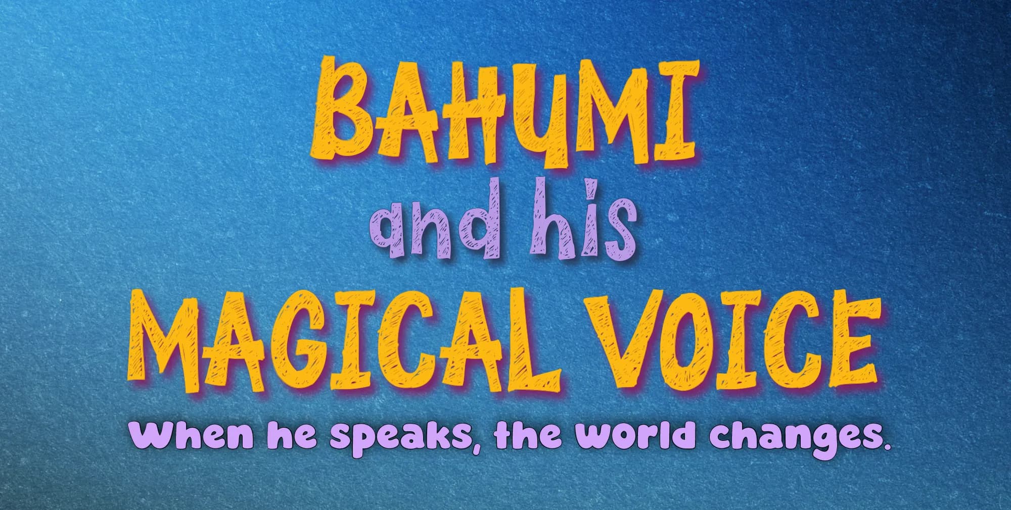 Plakkaat: Bahumi and his Magical Voice
